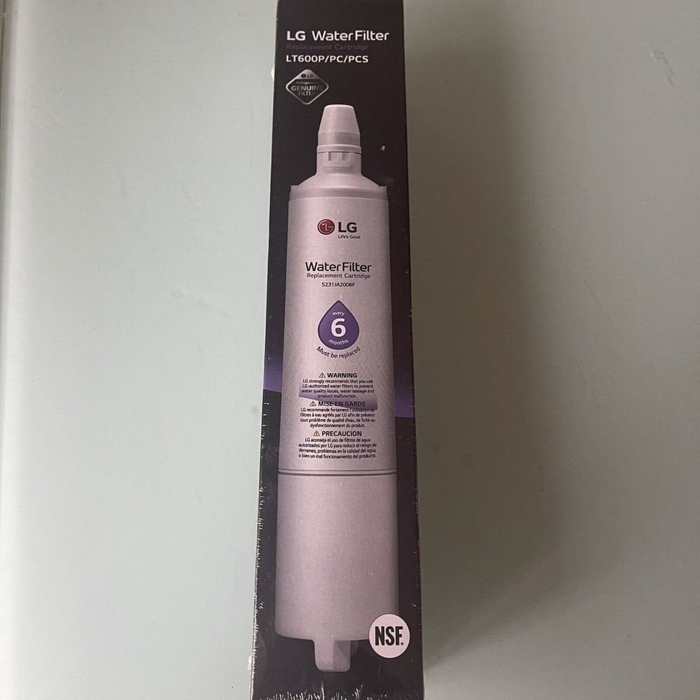 LG LT600P Refrigerator Water Filter - White